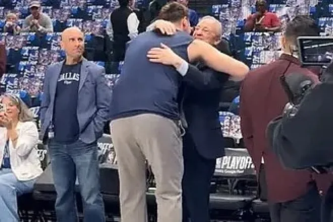 Florentino Pérez, la agradable sorpresa que se llevó Doncic en Dallas